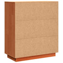 vidaXL Széf Falra szerelhető Viaszbarna 70 x 34 x 80 cm Tömör fenyőfa