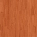 vidaXL Munkapad polcokkal tárolóval 110,5 x 50 x 80 cm Tömör Fenyőfa