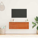 vidaXL Fali Szekrény Egyéb Viaszbarna 100 x 30 x 35 cm Tömör fenyőfa