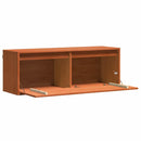 vidaXL Fali Szekrény Faggyú barna 100 x 30 x 35 cm Tömör fenyőfa