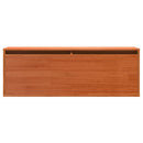 vidaXL Fali Szekrény Faggyú barna 100 x 30 x 35 cm Tömör fenyőfa