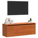 vidaXL Fali Szekrény Faggyú barna 100 x 30 x 35 cm Tömör fenyőfa