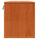 vidaXL Fali Szekrény Egyéb Viaszbarna 100 x 30 x 35 cm Tömör fenyőfa