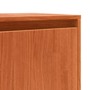 vidaXL Széf Barna Tölgy 111 x 34 x 60 cm Tömör fenyőfa
