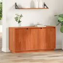vidaXL Széf Barna Tölgy 111 x 34 x 60 cm Tömör fenyőfa