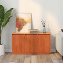 vidaXL Széf Barna Tölgy 111 x 34 x 60 cm Tömör fenyőfa