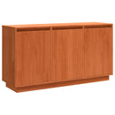 vidaXL Széf Barna Tölgy 111 x 34 x 60 cm Tömör fenyőfa