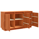 vidaXL Széf Barna Tölgy 111 x 34 x 60 cm Tömör fenyőfa