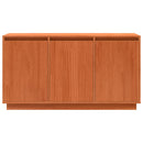 vidaXL Széf Barna 111 x 34 x 60 cm Tömör fenyőfa