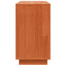 vidaXL Széf Barna Tölgy 111 x 34 x 60 cm Tömör fenyőfa