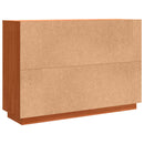 vidaXL Széf fiókkal Faggyú barna 110 x 34 x 75 cm Tömör fenyőfa
