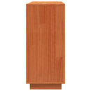 vidaXL Széf fiókkal Faggyú barna 110 x 34 x 75 cm Tömör fenyőfa