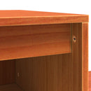 vidaXL Éjjeliszekrény 2 pcs Faggyú barna 60 x 34 x 51 cm Faanyag