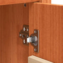 vidaXL Széf fiókkal Faggyú barna 70 x 35 x 80 cm Tömör fenyőfa