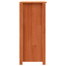 vidaXL Széf Faggyú barna 70 x 35 x 80 cm Tömör fenyőfa