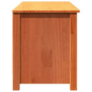 vidaXL Tárolópad Faggyú barna 110 x 38 x 45,5 cm Tömör fenyőfa