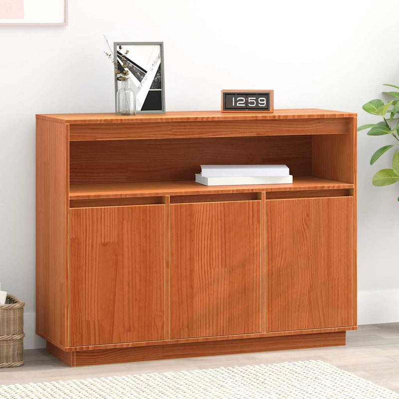 vidaXL Széf Barna 104.5 x 34 x 80 cm