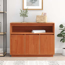 vidaXL Széf Faggyú barna 104,5 x 34 x 80 cm Tömör fenyőfa