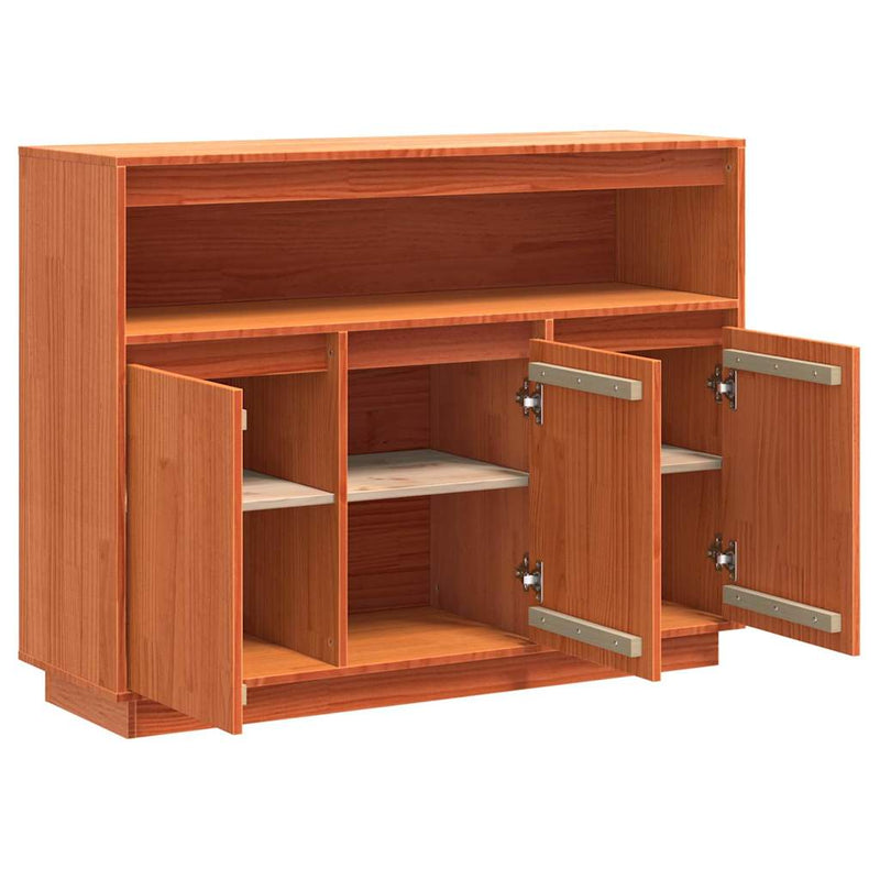 vidaXL Széf Barna 104.5 x 34 x 80 cm