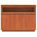 vidaXL Széf Faggyú barna 104,5 x 34 x 80 cm Tömör fenyőfa