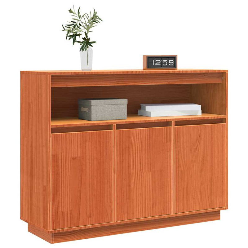 vidaXL Széf Barna 104.5 x 34 x 80 cm