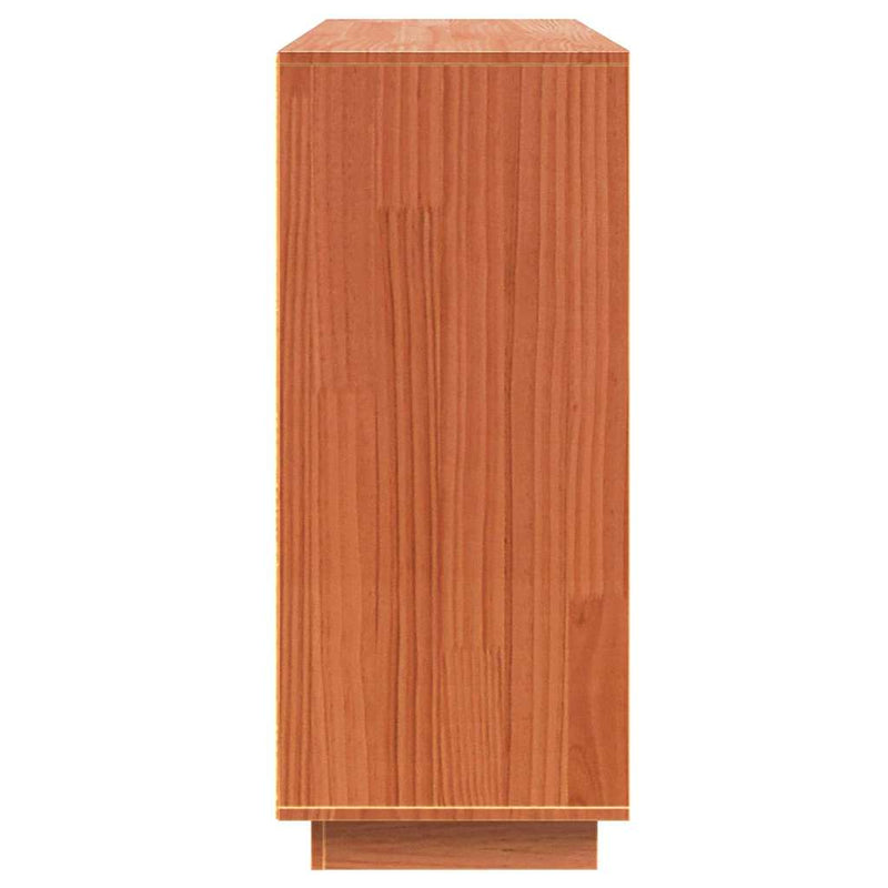 vidaXL Széf Barna 104.5 x 34 x 80 cm