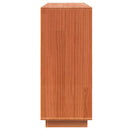 vidaXL Széf Faggyú barna 104,5 x 34 x 80 cm Tömör fenyőfa