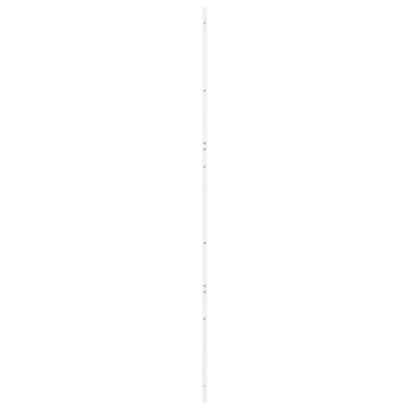 vidaXL Pajtaajtó Fehér 100 x 208 cm Tömör fenyőfa