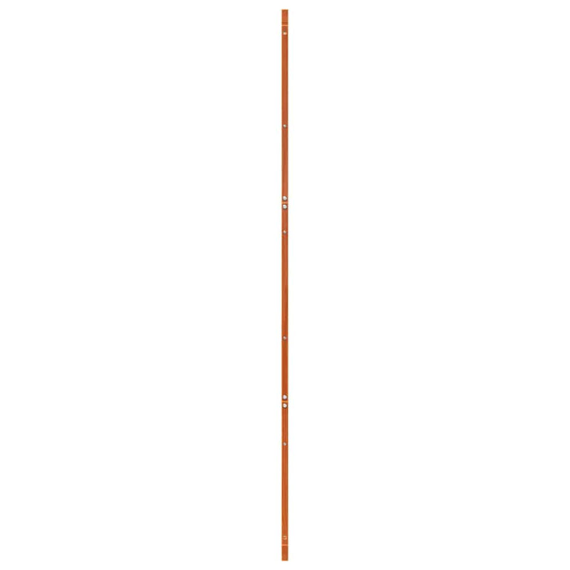 vidaXL Pajtaajtó Viaszbarna 100 x 208 cm Tömör fenyőfa