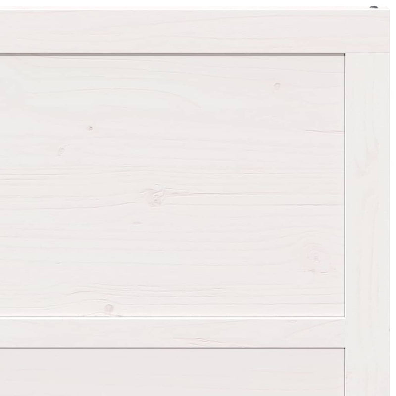 vidaXL Pajtaajtó Fehér 90 x 208 cm Tömör fenyőfa