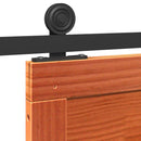 vidaXL Istállóajtó Barna Tömör fenyőfa