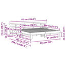 vidaXL Ágykeret fiókkal Barna 200 x 200 cm Tömör fenyőfa