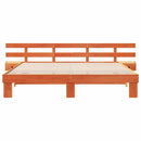 vidaXL Ágykeret fiókkal Barna 200 x 200 cm Tömör fenyőfa