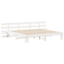 vidaXL Ágykeret fiókkal Fehér 180 x 200 cm faszínű