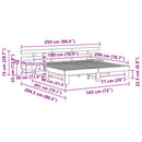 vidaXL Ágykeret fiókkal Barna 180 x 200 cm Tömör fa