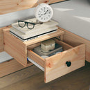 vidaXL Ágykeret fiókkal Barna 120 x 190 cm Tömör fenyőfa