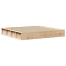 vidaXL Ágykeret Tömör fenyőfa 210 x 118 x 30 cm Tömör fenyőfa