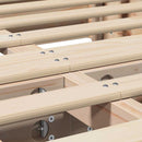 vidaXL Ágykeret Tömör fenyőfa 210 x 118 x 30 cm Tömör fenyőfa