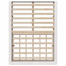 vidaXL Ágykeret tárolóval Fehér 210 x 118 x 30 cm Tömör fenyőfa