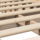 vidaXL Ágykeret Barna 80 x 200 cm Tömör fenyőfa