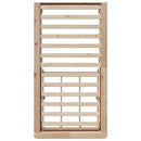 vidaXL Ágykeret Tömör fenyőfa 210 x 118 x 30 cm Tömör fenyőfa