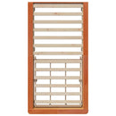 vidaXL Ágykeret Faggyú barna 90 x 190 cm Tömör fenyőfa