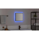 vidaXL LED Fürdőszoba Tükör Szürke Sonoma 40 x 37 x 8.5 cm Faanyag