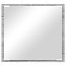 vidaXL LED Fürdőszoba Tükör Szürke Sonoma 40 x 37 x 8.5 cm Szerelt Fa
