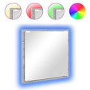 vidaXL LED Fürdőszoba Tükör Szürke Sonoma 40 x 37 x 8.5 cm Faanyag