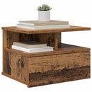 vidaXL Lebegő éjjeliszekrény 2 pcs Öreg fa 40 x 31 x 28 cm Faanyag