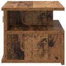 vidaXL Lebegő éjjeliszekrény 2 pcs Öreg fa 40 x 31 x 28 cm Faanyag