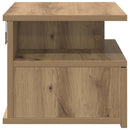 vidaXL Lebegő éjjeliszekrény Artisan tölgy 40 x 31 x 28 cm Szerelt Fa