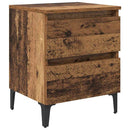 vidaXL Éjjeliszekrény Régi fa 40 x 35 x 50 cm Faanyag