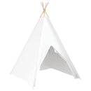 vidaXL Teepee sátor Fehér 120 x 120 x 150 cm Szövet & Műanyag